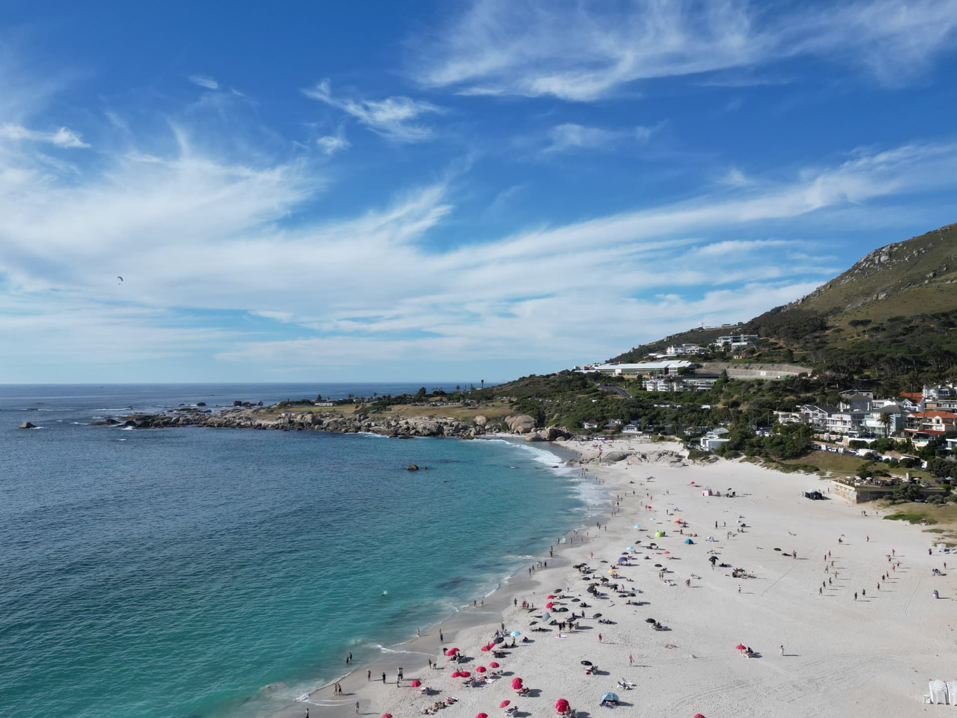 Camps Bay beach and the Atlantic shoreline