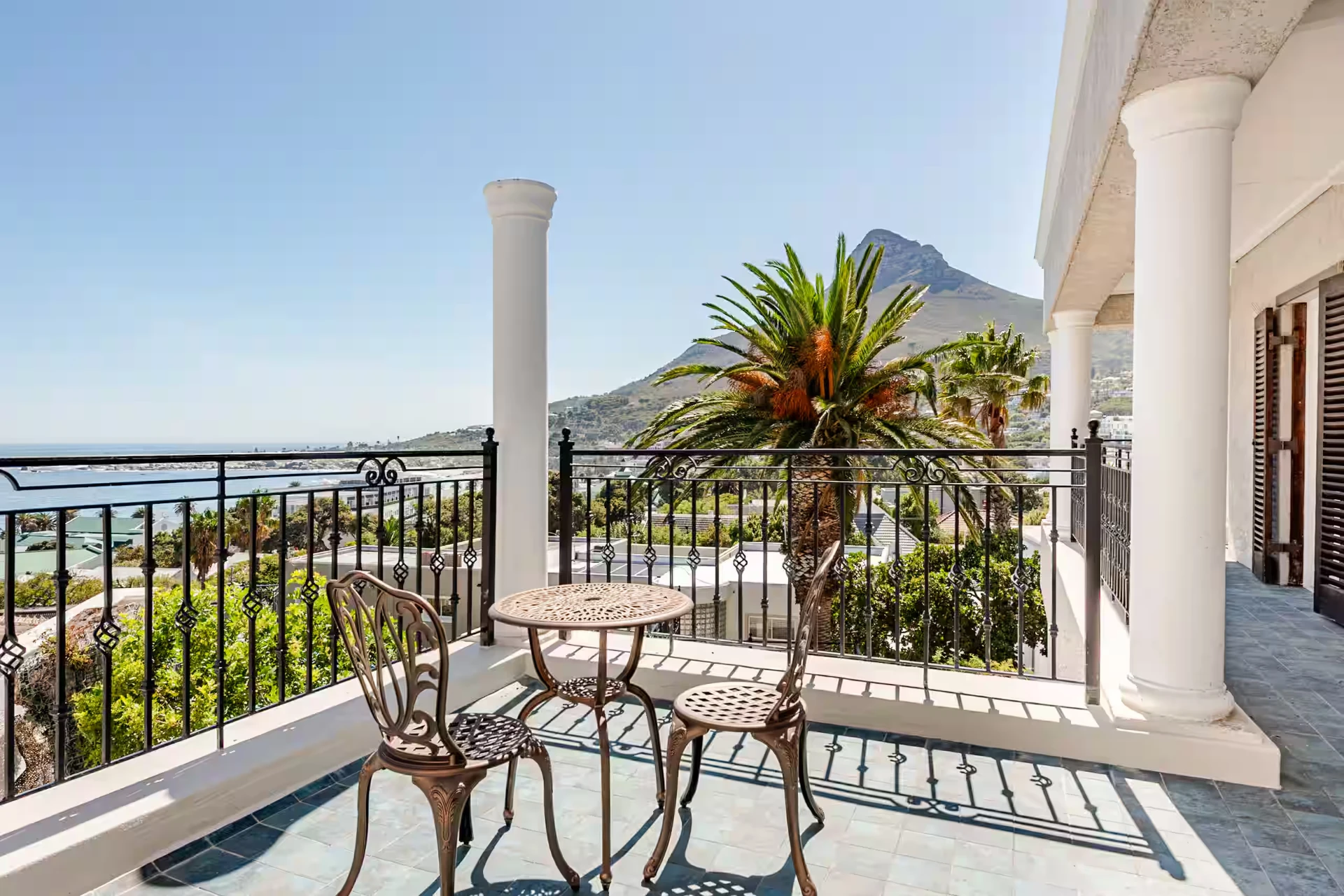 Balcony overlooking the Atlantic