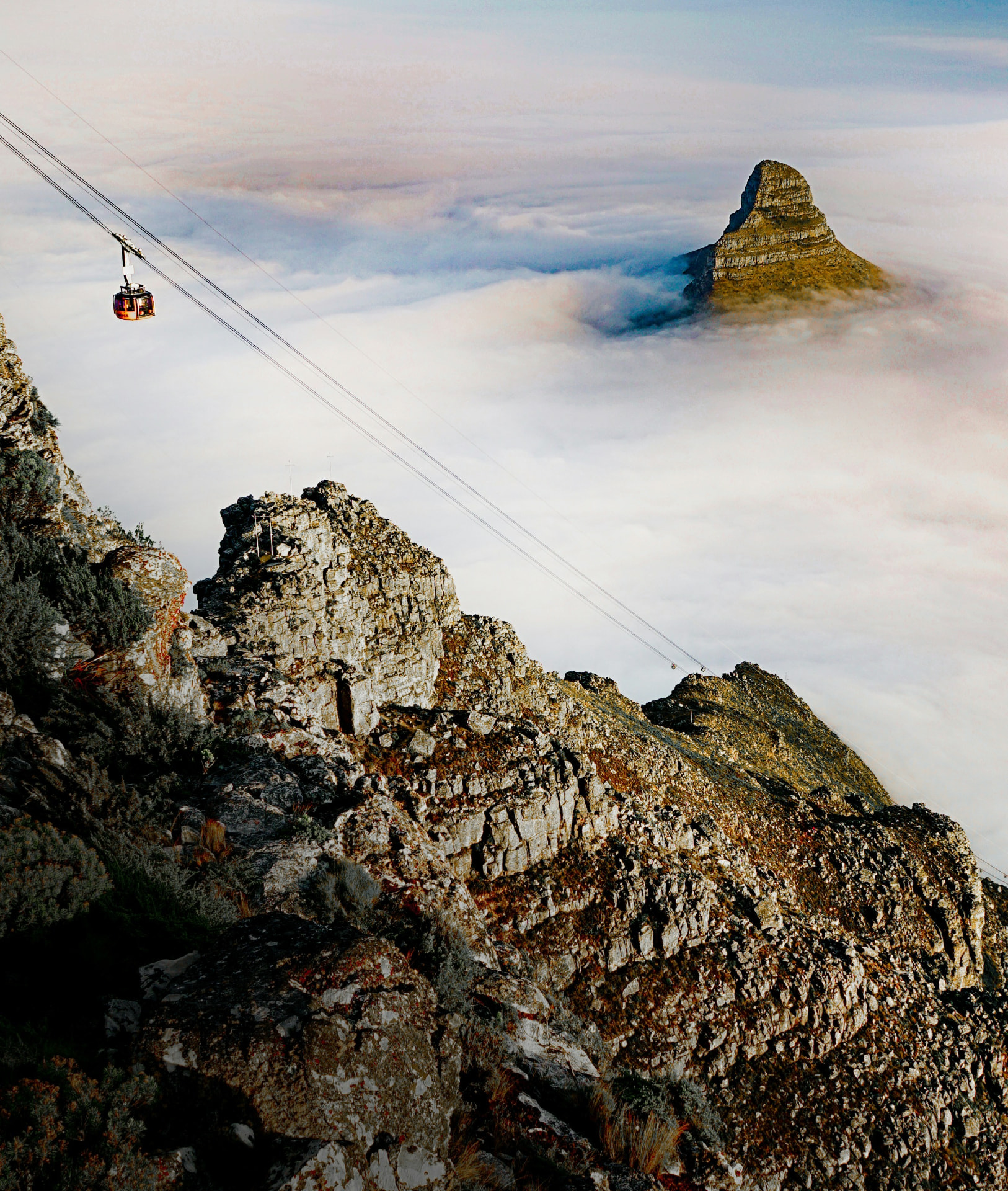 Lion's Head above a sea of cloud